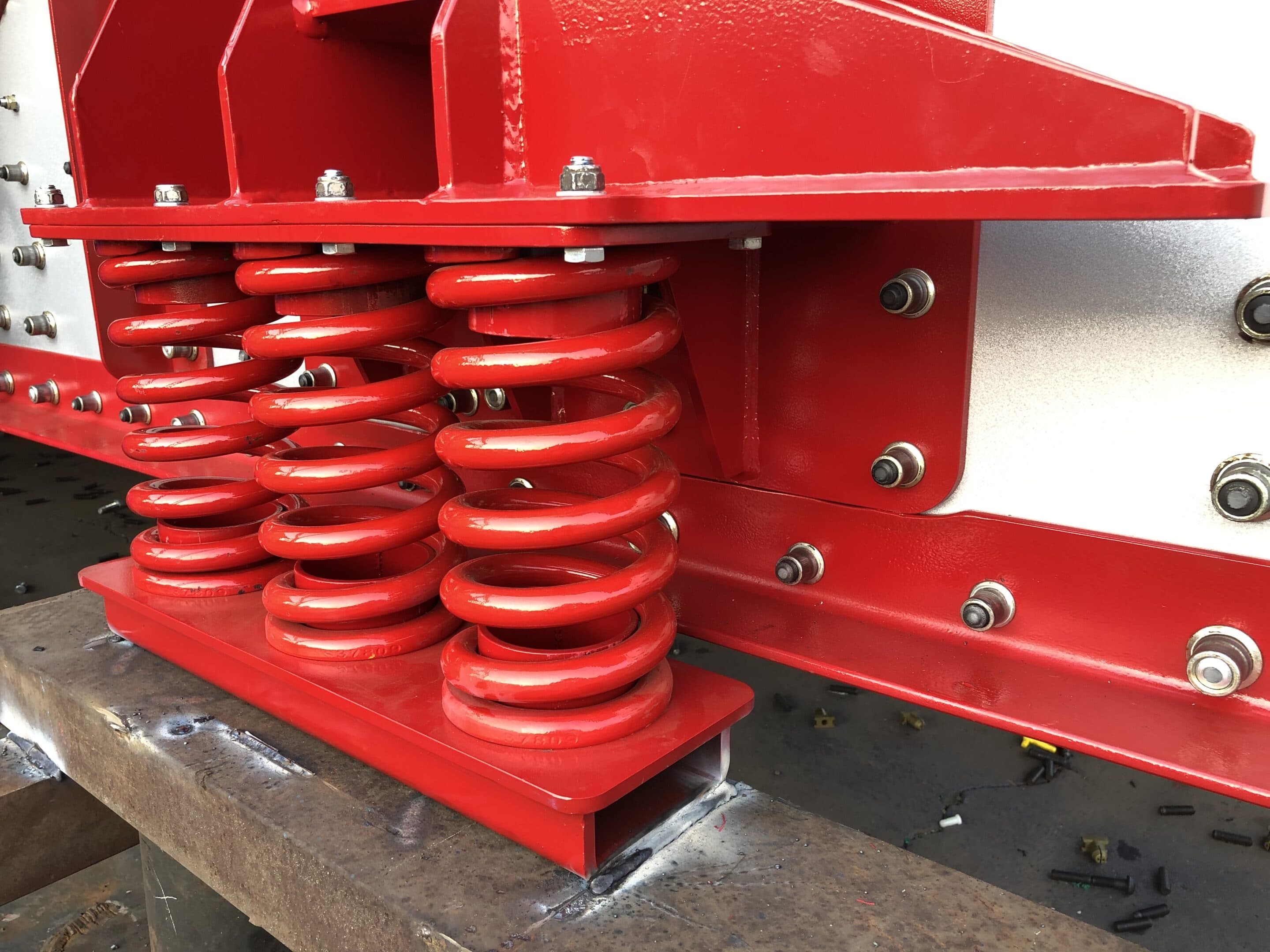 Mine vibrating screen springs manufactured by Springtec Zimbabwe