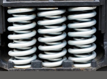 Grouped vibrating screen springs manufactured by Springtec Zimbabwe